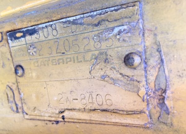 3508 Marine Aux ENGINE ONLY s/n 23Z5285 - Image 5